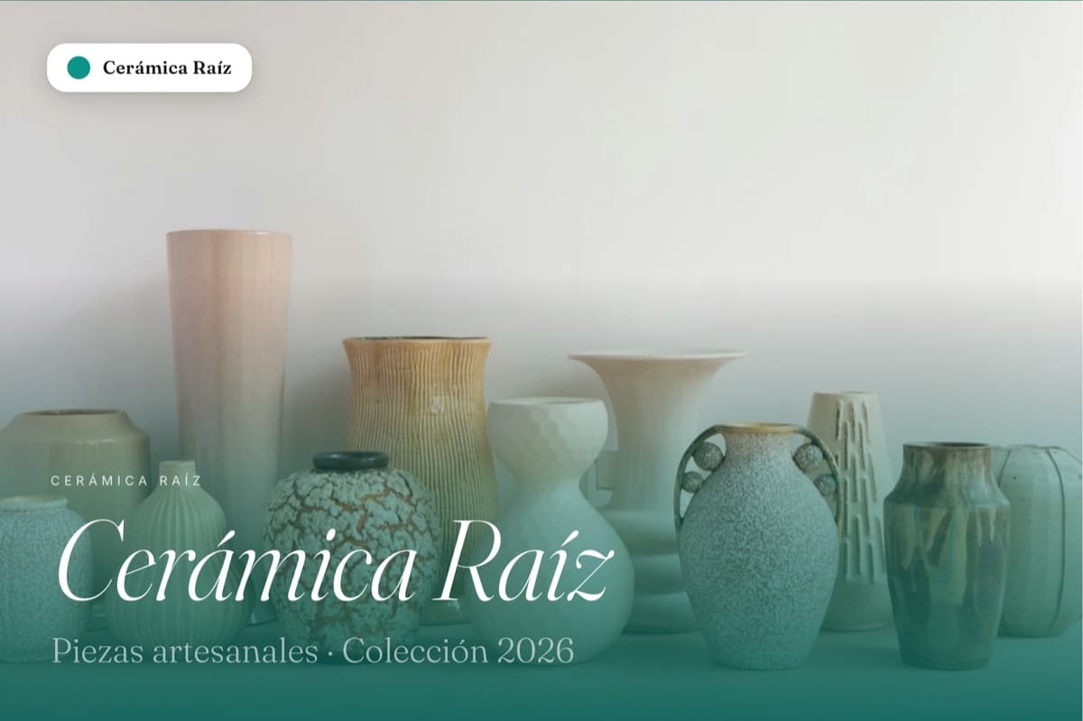 Portada de catálogo demo — Cerámica Raíz